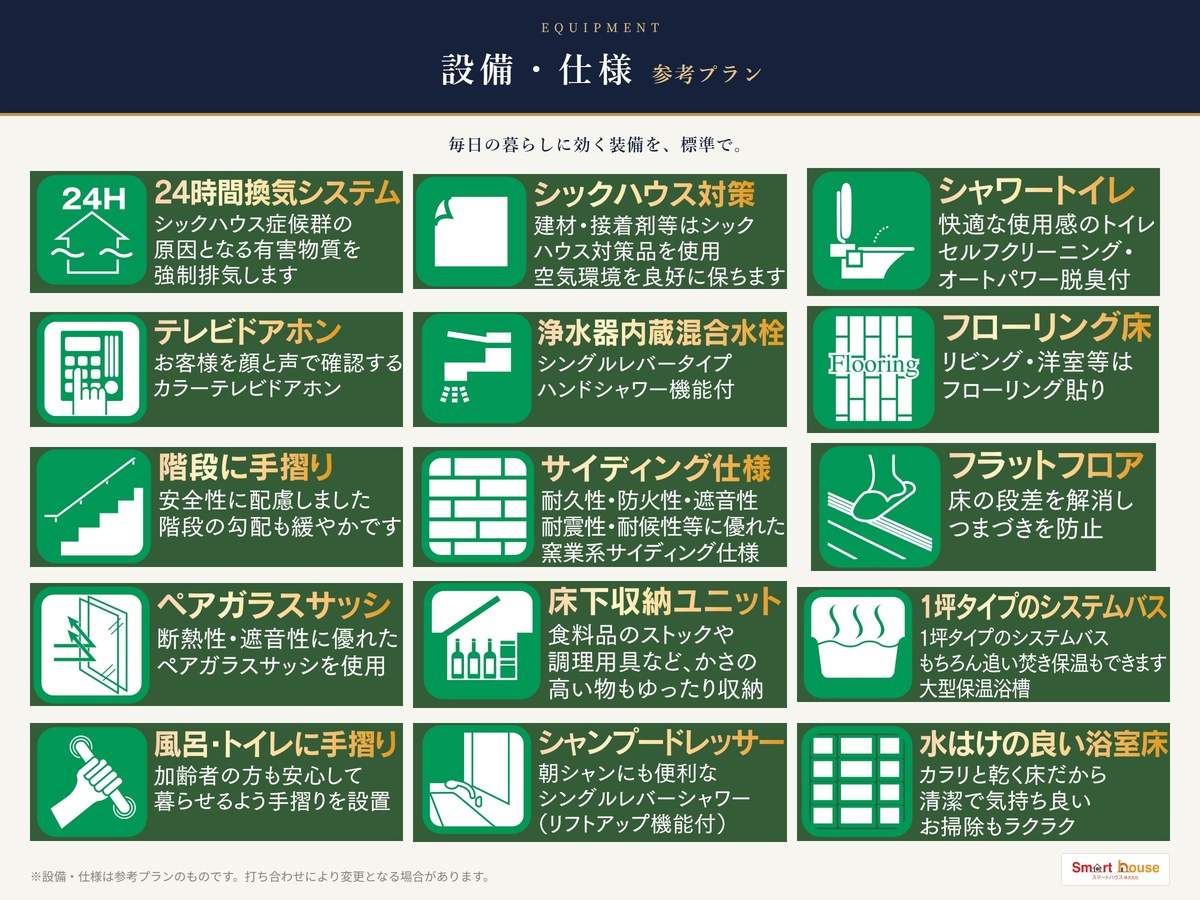 設備・仕様（参考プラン）